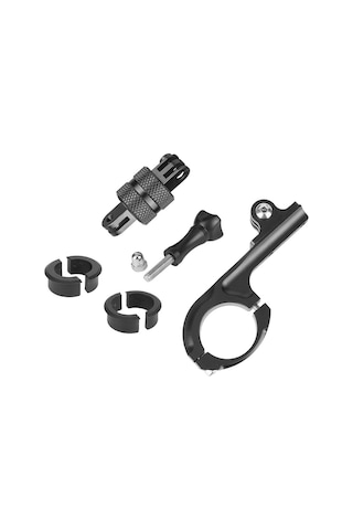 Ranyeek 360 Derece Dönebilir Alüminyum Bisiklet Kamera Sabitleyici, Uzun Model, 22.2-33mm Çapa Uygun Siyah