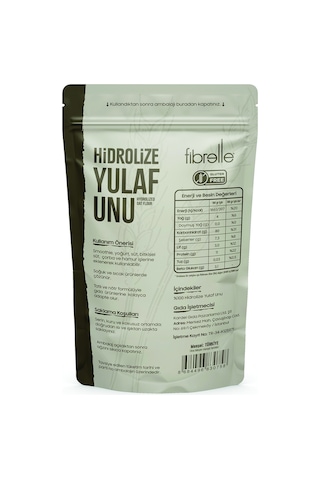 Fibrelle Hidrolize Yulaf Unu 250g