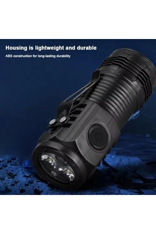 Tr El Feneri Led Usb Şarjlı-ultra Güçlü Parlak Mini Boy El Feneri Enerji Sınıfı A++ Ortam Lambası Deprem,polis,