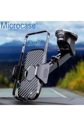 Microcase Vantuzlu Ayarlanabilir Başlıklı Araç İçi Telefon Tutucu - Al5077 -