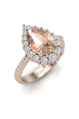 Morganite Pırlanta Yüzük (464655531)