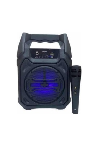 10w Güçlü Ses Performanslı Bluetooth Karaoke Hoparlörü
