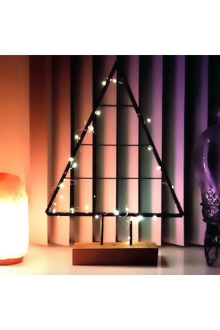 Yılbaşı Çam Ağacı Işıklı Ledli Metal Yeni Nesil