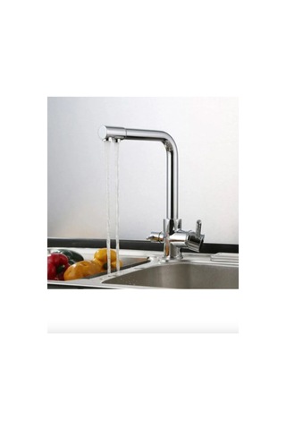 Mintev Arıtmalı Mutfak Eviye Bataryası Elit Musluk Evye Metalik