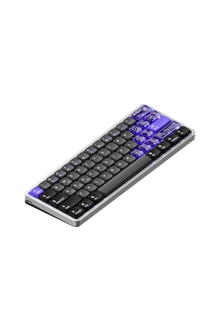 Nuphy Air60 He Hall Effect Magnetic Switch Manyetik Oyuncu Klavyesi Silver-magnetic Jade Pro