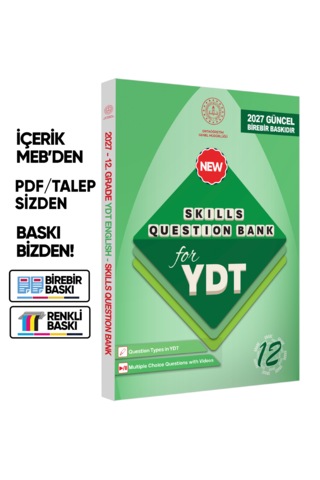 2027 Ydt Mebi İngilizce 12.sınıf 6lı Konu Anlatımı Ve Soru Bankası Seti Çözümlü Baskı Ücreti