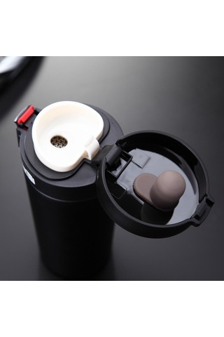 Siyah Premium Seyahat Kahve Kupa Paslanmaz Çelik Termos Bardak Bardak Termos Termos Bardak Su Şişesi