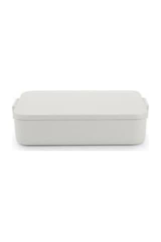Brabantia Make Take Lıght Grey Plasitk Büyük Boy Bölmeli Yemek Taşıma Kabı 2l Gri