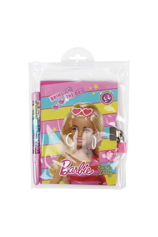 Barbie Kilitli Hatıra Defteri Ve Kalem Seti B-2401 Pink
