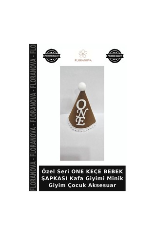 Floranova Özel Seri One Keçe Bebek Şapkası Kafa Giyimi Minik Giyim Çocuk Aksesuar Çok Renkli