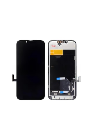 Tkgz - Apple Uyumlu iPhone 13 Pro Lcd Ekran Dokunmatik A+a Kalite + Montaj Seti