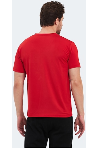 Slazenger KATRIINA Erkek V Yaka Kırmızı Tişört