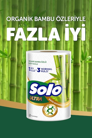 Solo Ultra Dev Rulo Kağıt Havlu (1=3) 6’lı