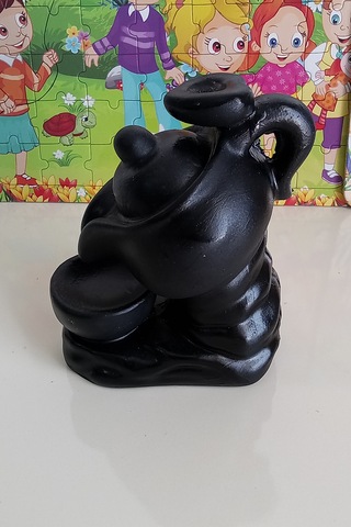 Dekoratif Çaydanlık Tasarımlı Geri Akış Şelale Tütsülük Siyah