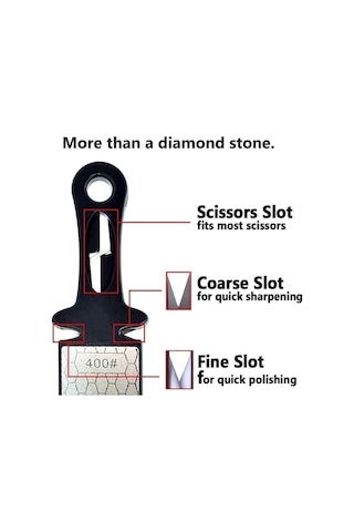 Ulzyvf 5-ın-1 Elmas Bileme Plakası Seramik Bıçak Bileyici Çubuk Çift Taraflı 400/1000 Grit Petek Yüzey Dış Mekan