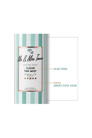 Mr & Mrs Tannie Clear Tan Mist Şeffaf Bronzlaşma Spreyi 200 ML