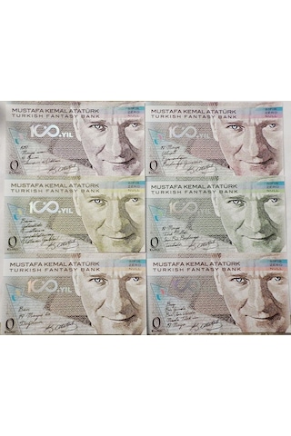 Fantezi Para Seti - Turkish Fantasy Bank Zero - 0 Euro