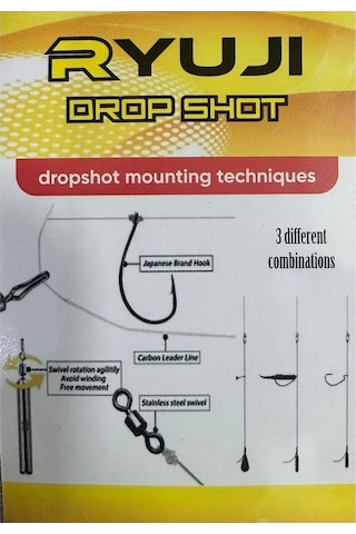 Ryuji Drop Shot Kurşunu 14gr 3 Lü Paket