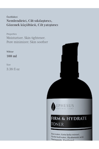 Firm & Hydrate Tüm Cilt Tiplerine Uygun Yoğun Nemlendirici Ve Cilt Sıkılaştırıcı Tonik 100ml