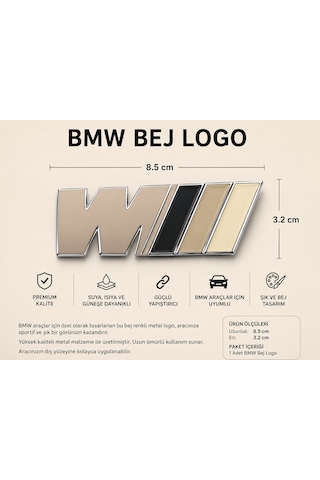 Bmw Bej Renkli M Logo 0