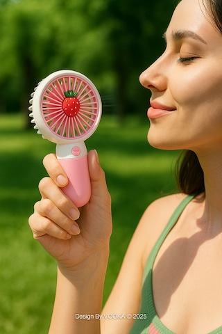 Fan Soğutucu Mini Vantilatör Klima Güçlü Serinletici Taşınabilir Şarjlı Masa Üstü Sessiz Standlı
