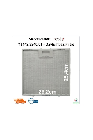 Silverline Uyumlu 2238 Retro Rustik Davlumbaz Filtresi Aspiratör 262X254 - 423472324 Silverline Uyumlu 2238 Retro Rustik Davlumbaz Filtresi Aspiratör 262X254 - 423472324