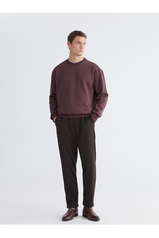 Lcw Vision Mürdüm Bisiklet Yaka Erkek Kalın Sweatshirt