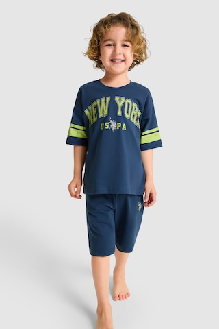 U.s. Polo Assn. Erkek Çocuk Koyu İndigo Pijama Takım 50326860-vr089