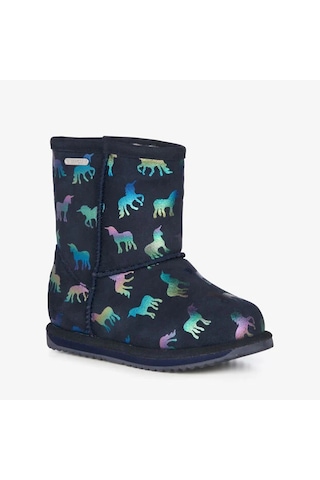 Emu Australia Emu Australia Rainbow Unicorn Brumby Unisex Çocuk Lacivert Bot Mıd Lacivert