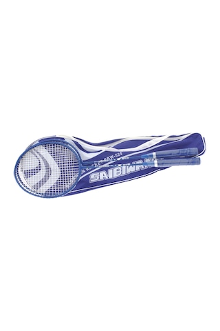 Çantalı Mavi Badminton Raket Seti