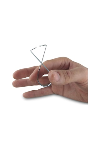 Tavan Kancaları 100'lü Set - Düğün Dekorasyonları Ve Sınıf Dekorasyonları İçin Mükemmel Tavan Askı Klipsleri - Tavanlar Ve Asma Tavanlarla Uyumlu T Klips Gümüş