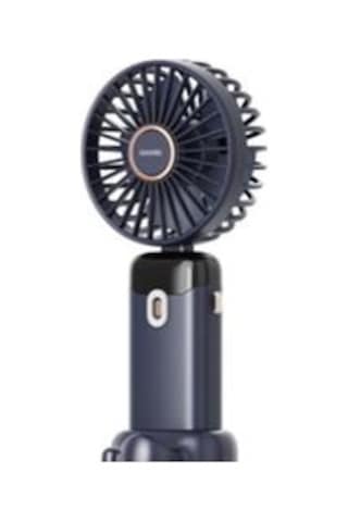 Asonic Afn28 Lacivert 500mah 3 Kademe Dijital Göstergeli Katlanabilir Mini Usb Fan