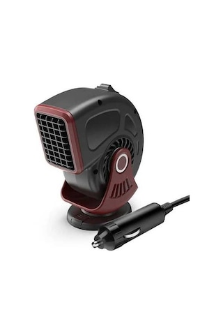 Dancemonkey 9769 12v Araç Isıtıcı Hafif Buz Çözme Ve Sis Giderme - Siyah/kırmızı