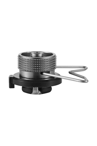 Dancemonkey Kamp Gazlı Ocak Adaptörü Bütan Gaz Adaptörü Braketli Gaz Kartuşu Başlığı Dönüşüm Adaptörü Kamp Sobası Renkli Çok Renkli