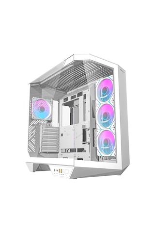 Quantum Gaming Proxima Beyaz 4 Adet Argb Fan 390mm Vga Temperli Cam Ve Type-c Bağlantılı 850w Beyaz Gaming Kasa
