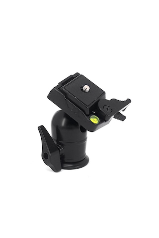 Ayex Kh-8666 Metal Tripod Kafası 245 G 360 Pan, 90 Tilt, Quick-release, Su Terazili, 2 Kg Kapasite -