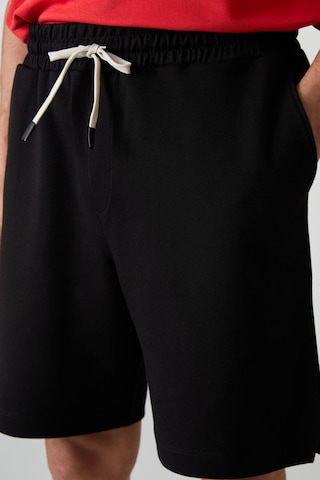 Air Jones Tommy Life Siyah Pamuklu Kalın Yumuşak Dokulu Comfort Fit Basic Erkek Şort - 81274 Siyah