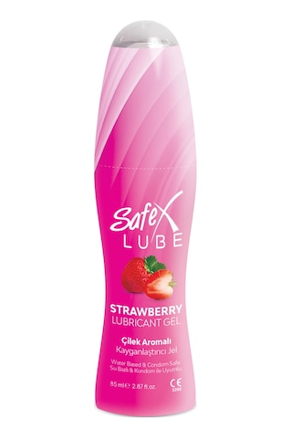 Safex Lube Çilek Aromalı Kayganlaştırıcı Jel 85 ML
