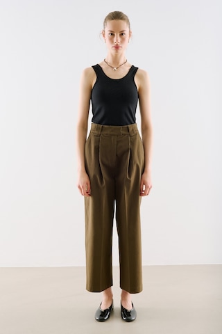 Manuka Gabardin Straıght Pileli Pantolon Haki Aw26pnt00004-09