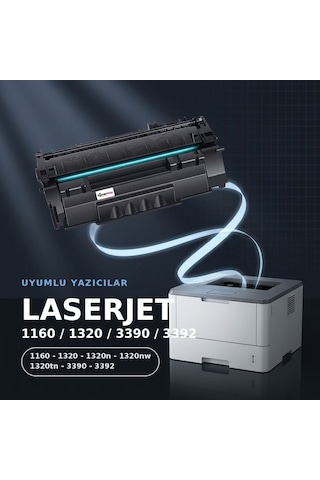 Hp Q5949a Uyumlu, Toner 10'lu Paket / 1160 / 1320 / 3390 / 3392