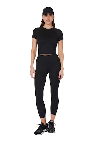 Sweaty Betty Sweaty Betty All Day Cropped Kadın Siyah Tişört Blk SIYAH