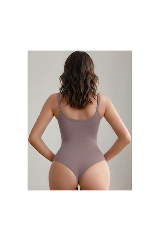 Mistirik Mimola Model 3 Bölge Etkili Örmekumaş Yapılı String Body Gül Kurusu Renk042