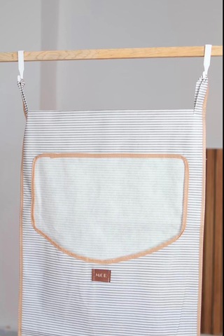 Kapı Arkası Kirli Çamaşır Sepeti I Temiz Çamaşır Sepet X Gri