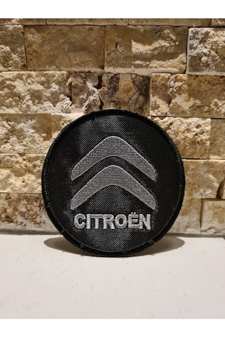 Çeyiz Citroen - Patch Peç Arma Nakış Işleme Dokuma Gri
