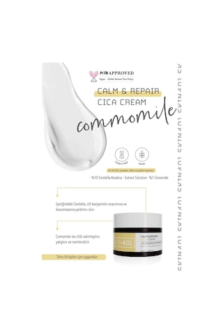 Skin401 Sakinleştirici Ve Bariyer Onarıcı Centella Krem 50ml