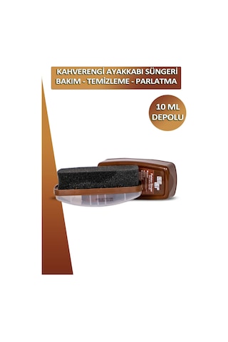 Bağcık + Nuri Leflef Ayakkabı Bakım Temizleme Ve Parlatma Süngeri Depolu 10 Ml Set 001