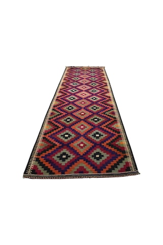 Zehra Abla Halı El Dokuma Enteresan Doğu Anadolu Herki Yolluk Yün Kilim 6314