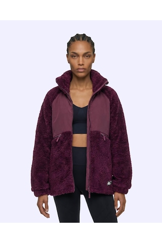 Kappa Authentic Oripro Kadın Bordo Regular Sherpa Mont
