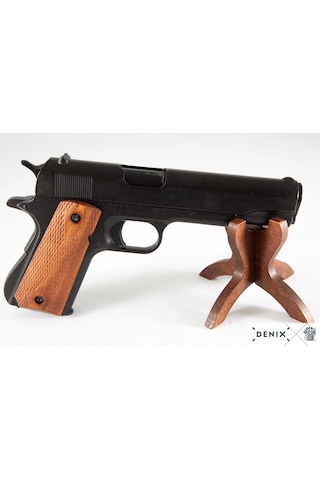 Denix Dekoratif Replika Otomatik 45 Kalibre M1911a1 Tabanca, Amerika 1911