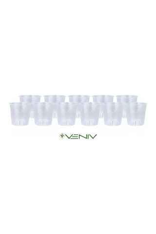 Orkide Yetiştirme Saksısı Pot 10 Adet-0.75l 10
